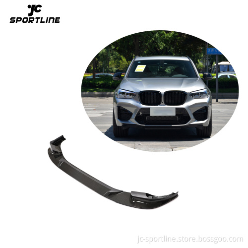 Carbon Fiber Front Lip Spoiler for BMW X3 M/F97 & X4 M/F98 2019-2021